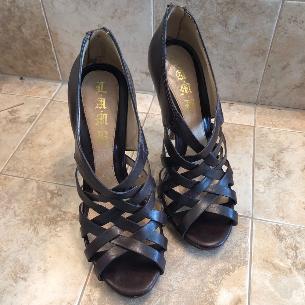 L.A.M.B. Brown Heels